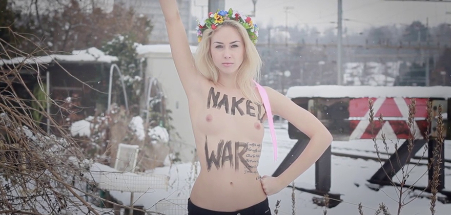 femen, naked war web